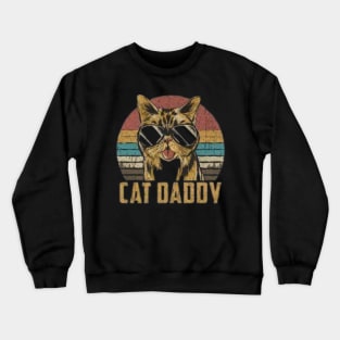 daddy cat Crewneck Sweatshirt